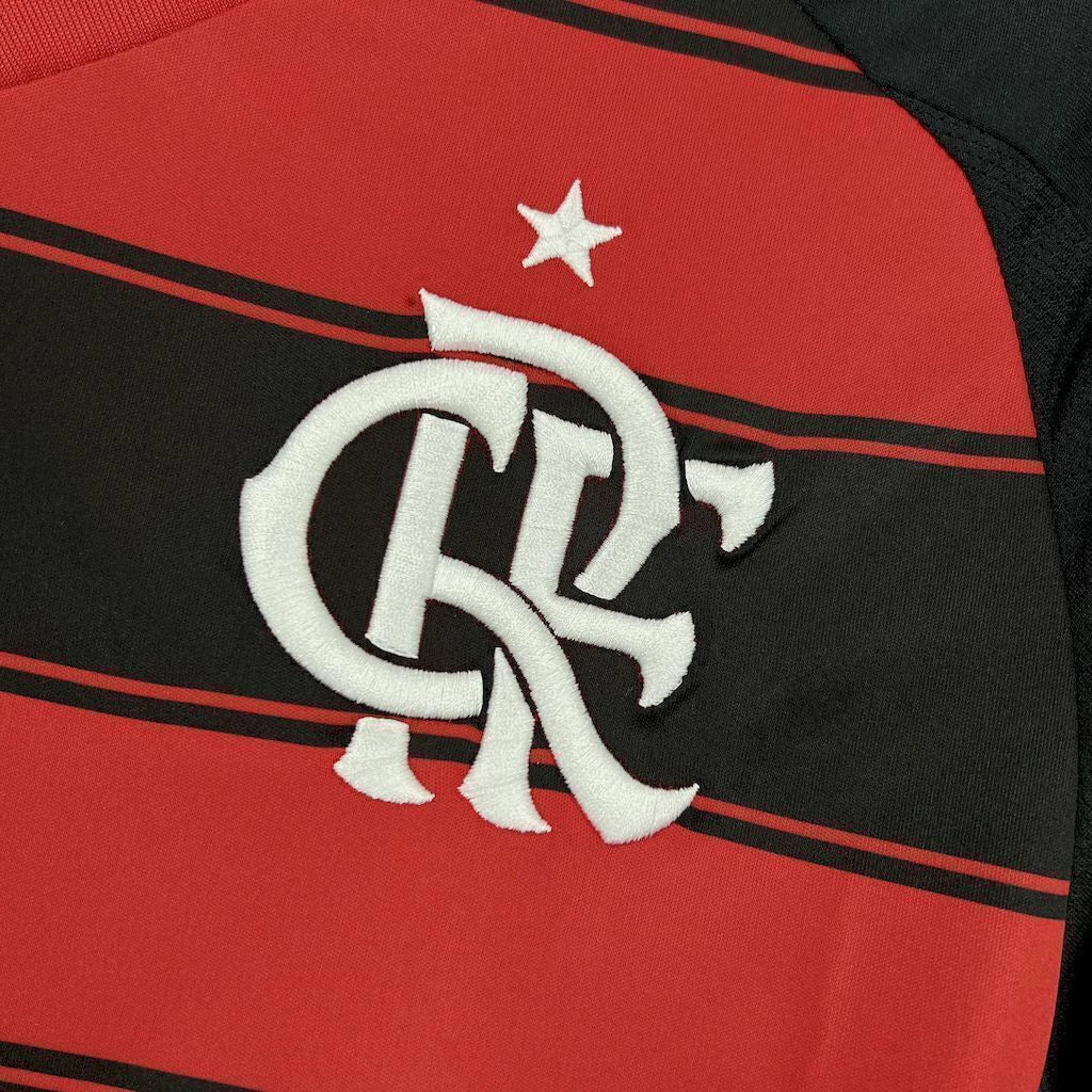Camisa Flamengo Home I 2025/26 Adidas Torcedor Manga Longa Masculina