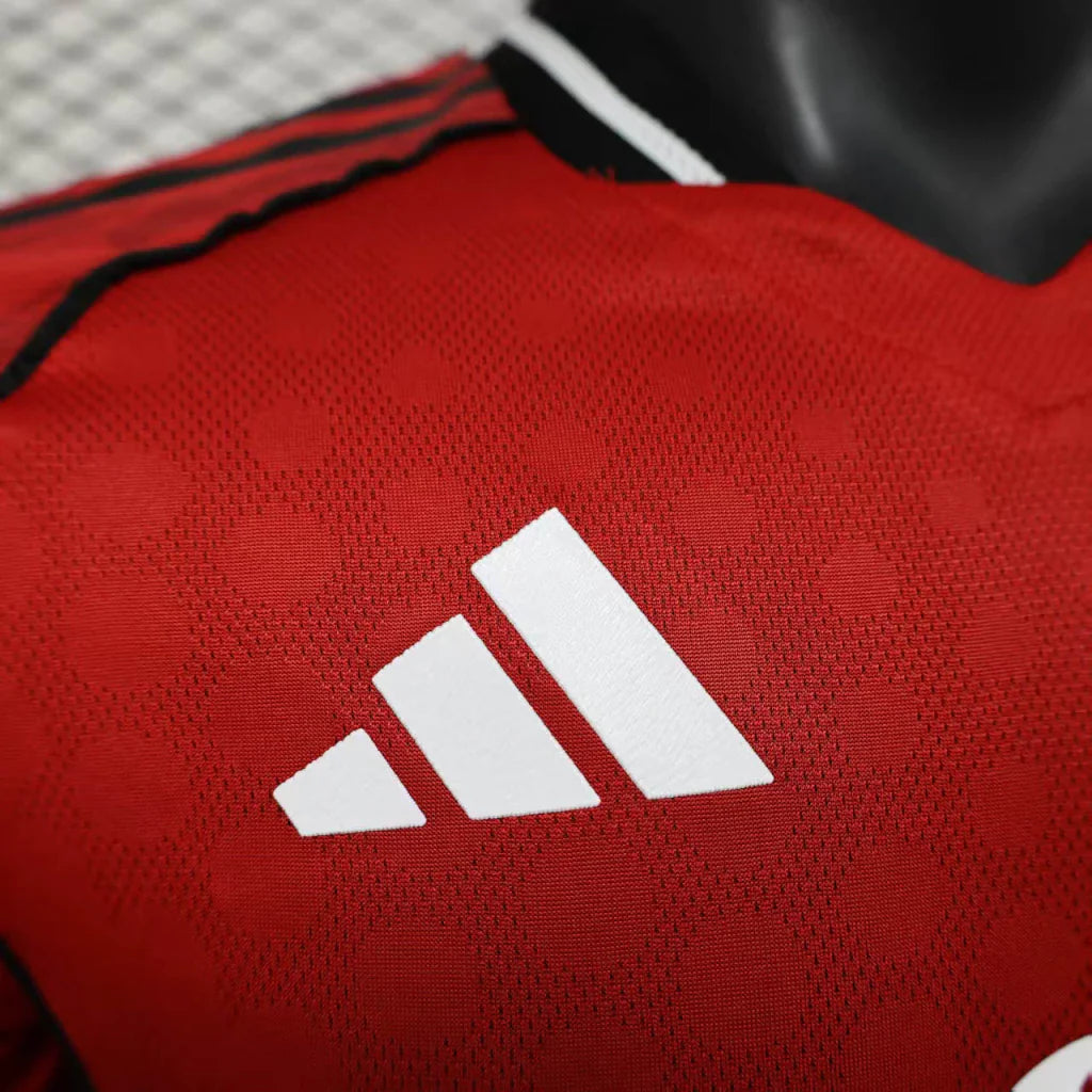 Camisa Manchester United Home I 2025/26 Adidas Jogador Masculina - Vermelha
