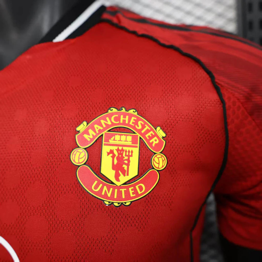 Camisa Manchester United Home I 2025/26 Adidas Jogador Masculina - Vermelha