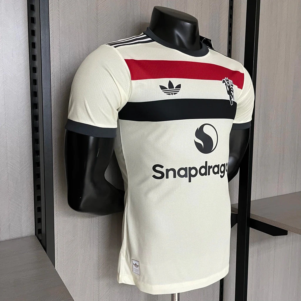 Camisa Manchester United Third III 2024/25 Adidas Jogador Masculina - Branca