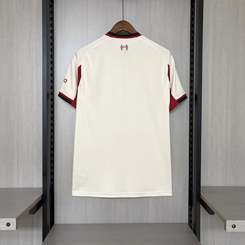 Camisa Liverpool Away II 2025/26 Adidas Torcedor Masculina - Branca