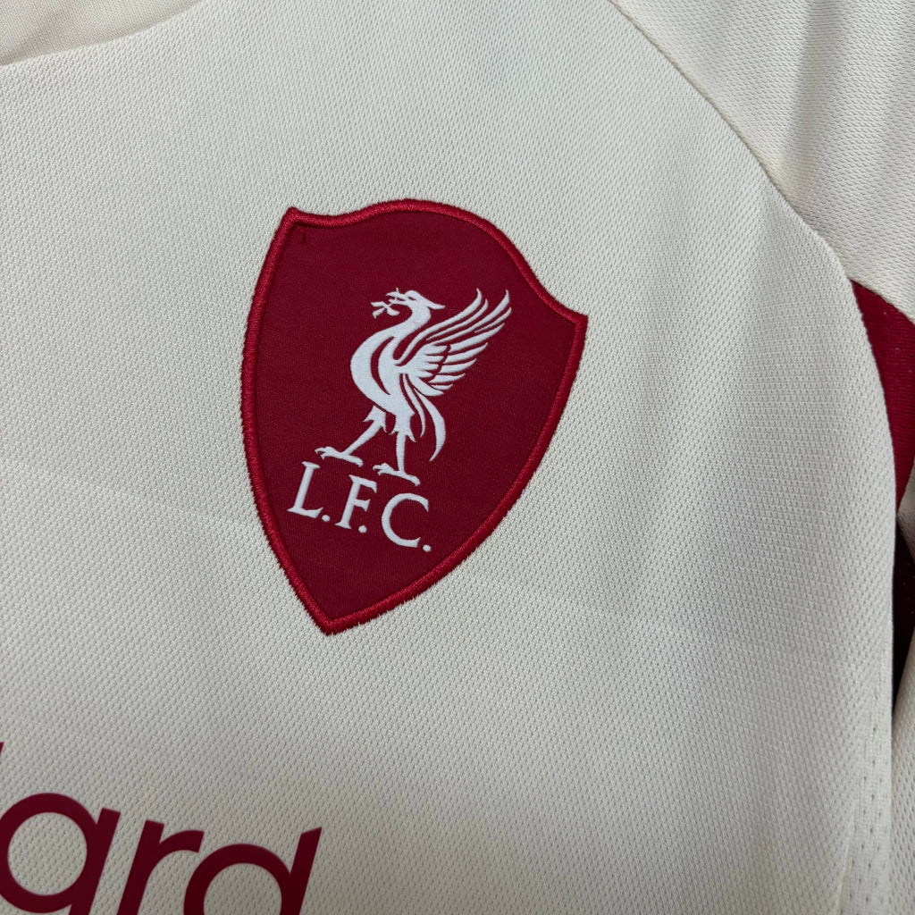 Camisa Liverpool Away II 2025/26 Adidas Torcedor Masculina - Branca