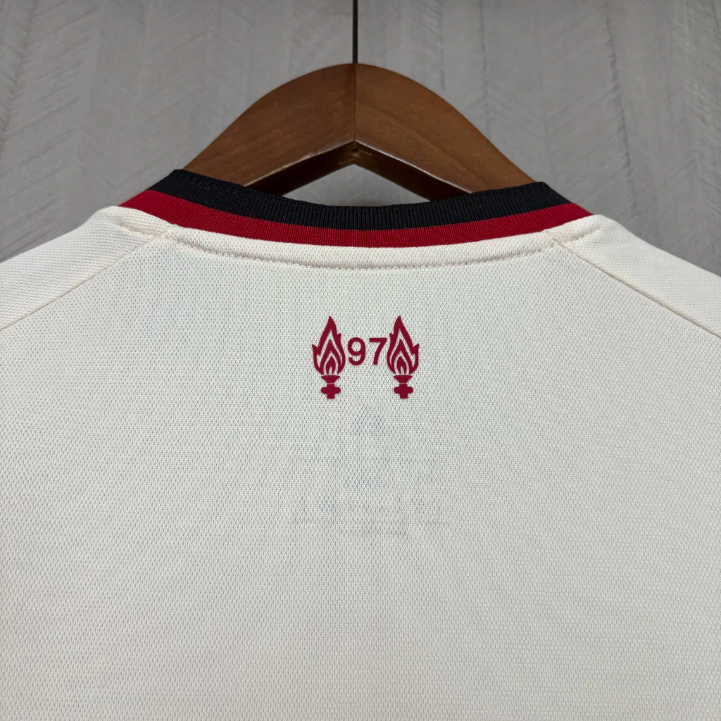 Camisa Liverpool Away II 2025/26 Adidas Torcedor Masculina - Branca