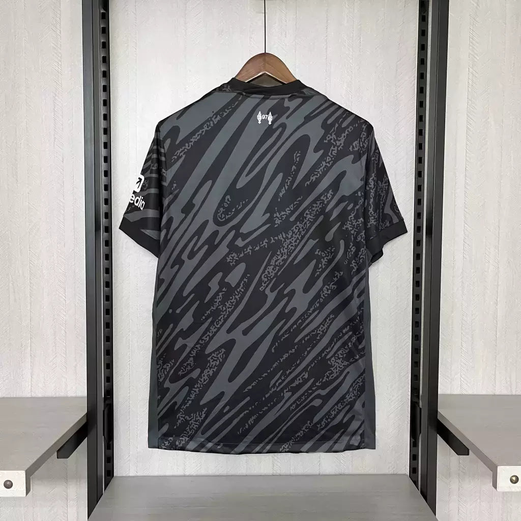 Camisa Liverpool Goleiro 2024/25 Nike Torcedor Masculina - Preta