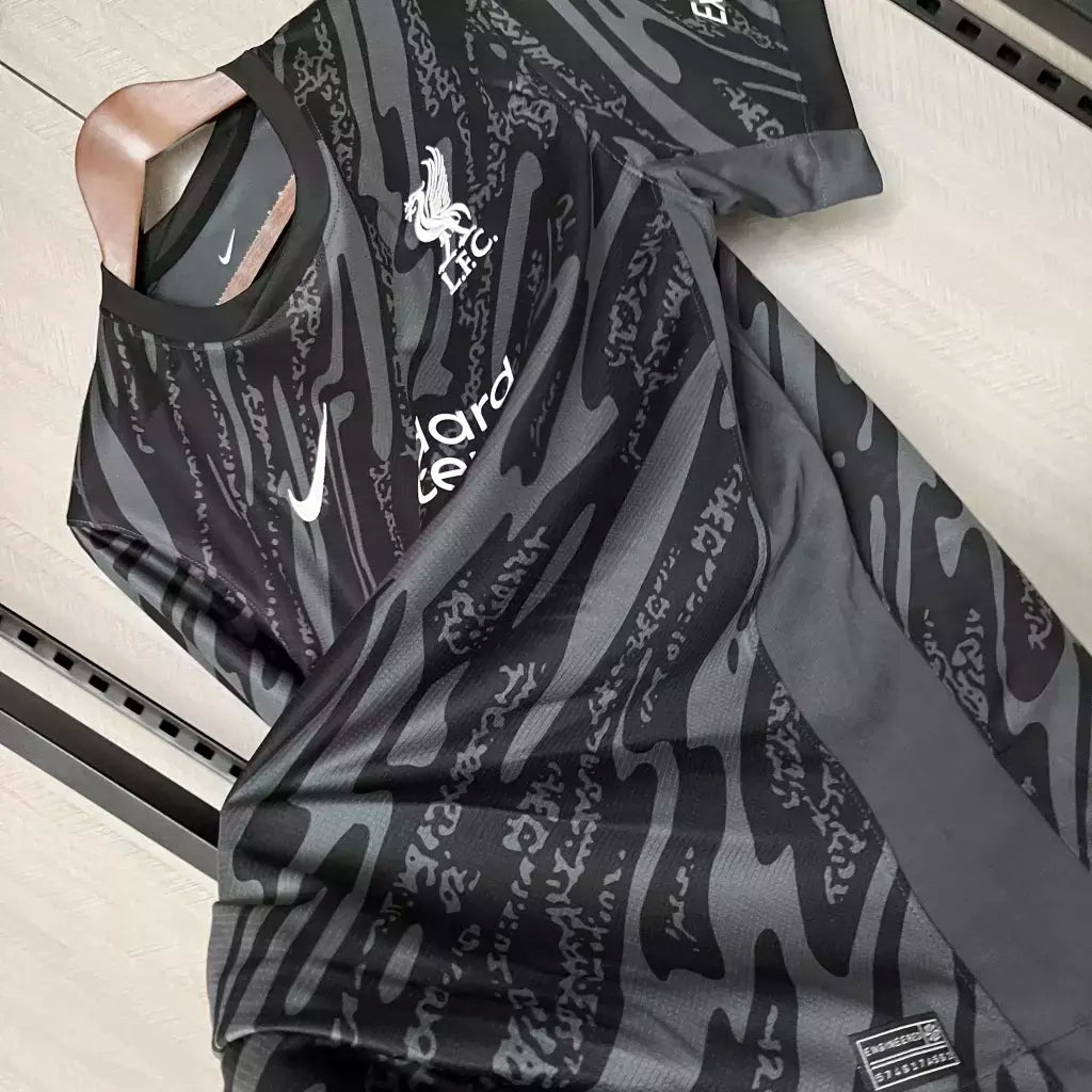 Camisa Liverpool Goleiro 2024/25 Nike Torcedor Masculina - Preta