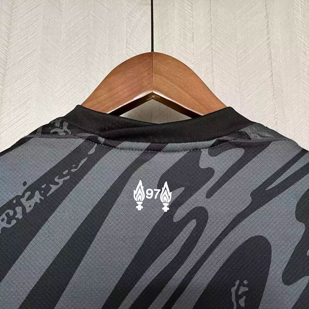 Camisa Liverpool Goleiro 2024/25 Nike Torcedor Masculina - Preta