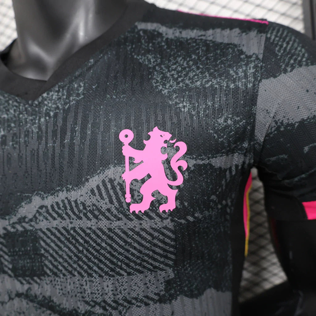 Camisa Chelsea Third III 2024/25 Nike Jogador Masculina- Preta