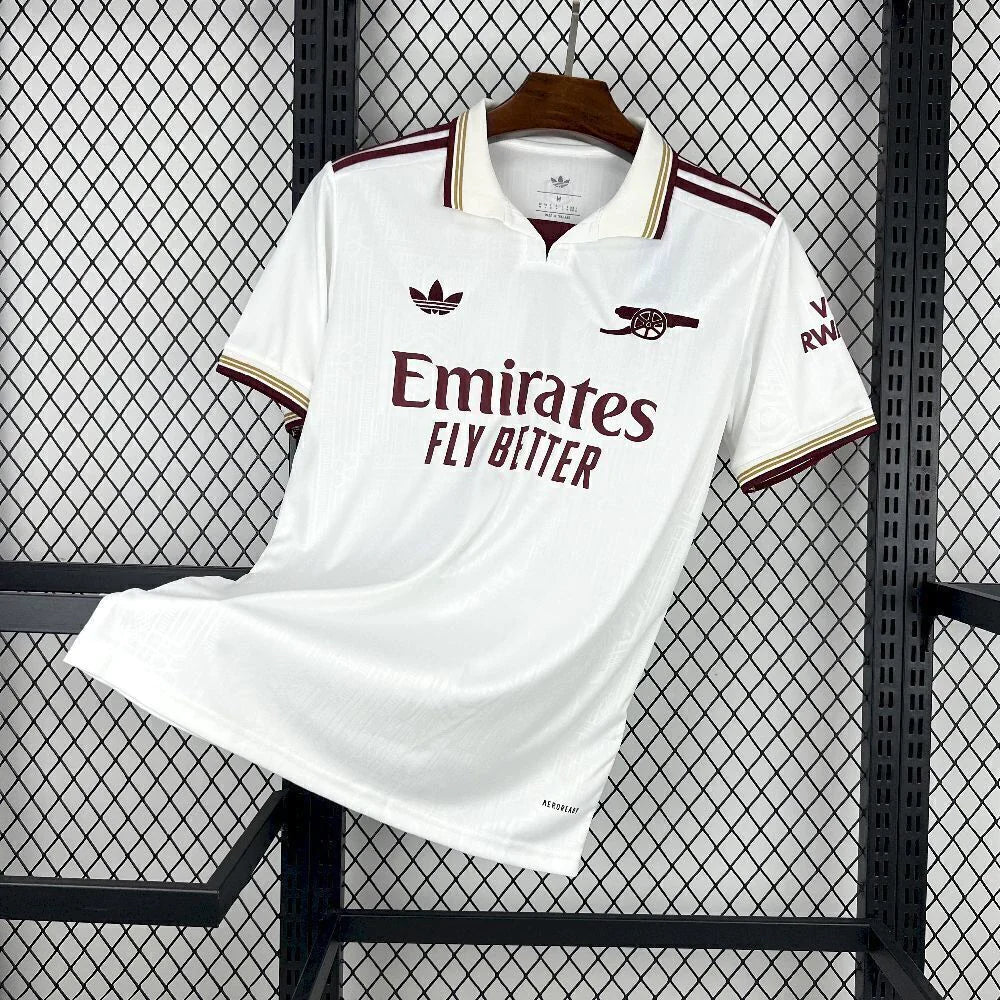 Camisa Arsenal Third III 2025/26 Adidas Torcedor Masculina - Branca