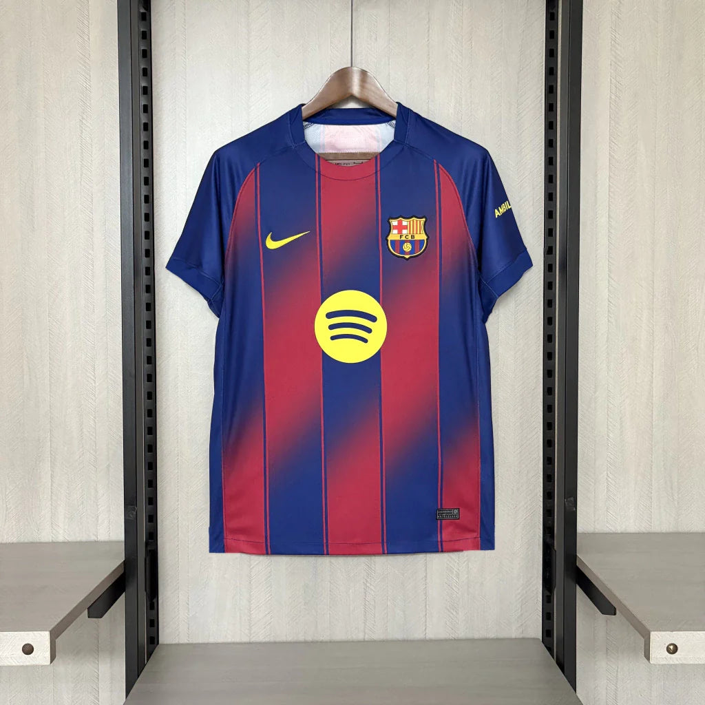 Camisa Barcelona Home I 2025/26 Nike Torcedor Masculina - Azul