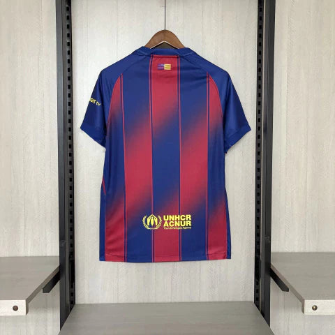 Camisa Barcelona Home I 2025/26 Nike Torcedor Masculina - Azul