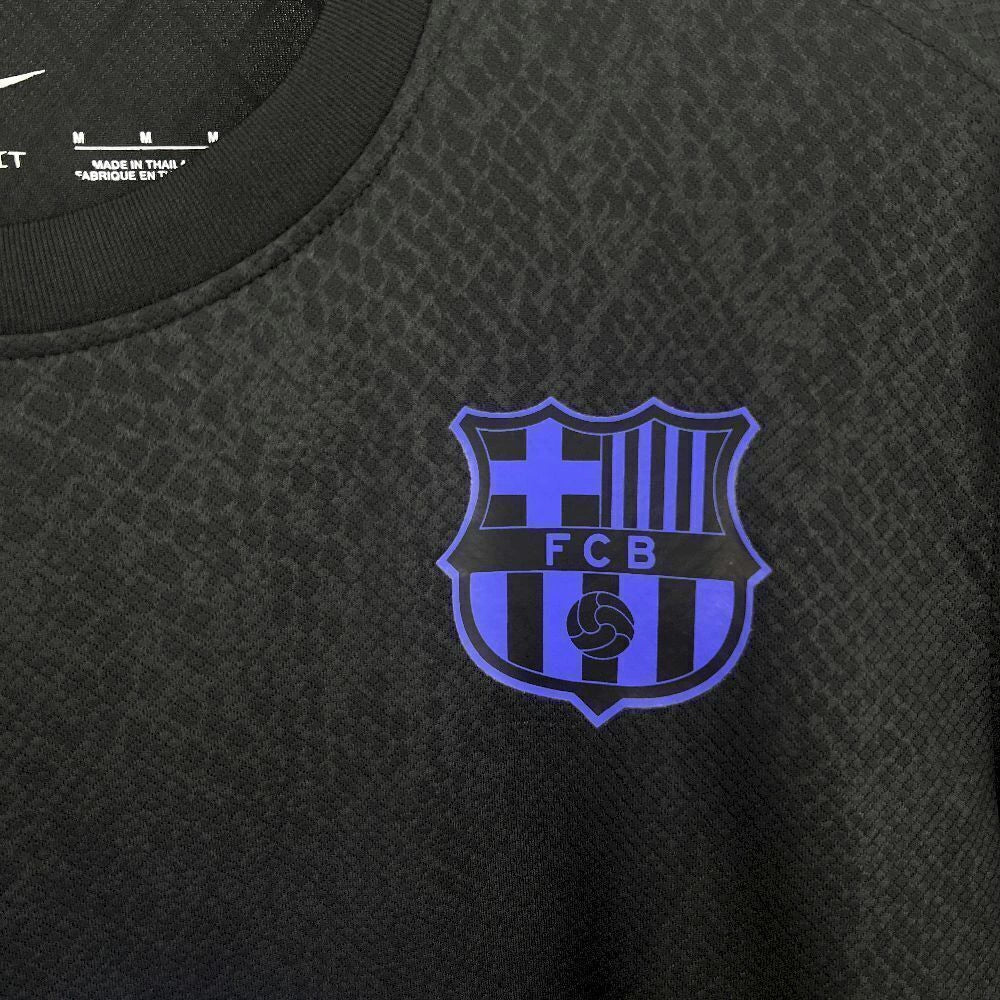 Camisa Barcelona Treino "Nike x Kobe Bryant" 2025/26 Nike Torcedor Masculina - Preta