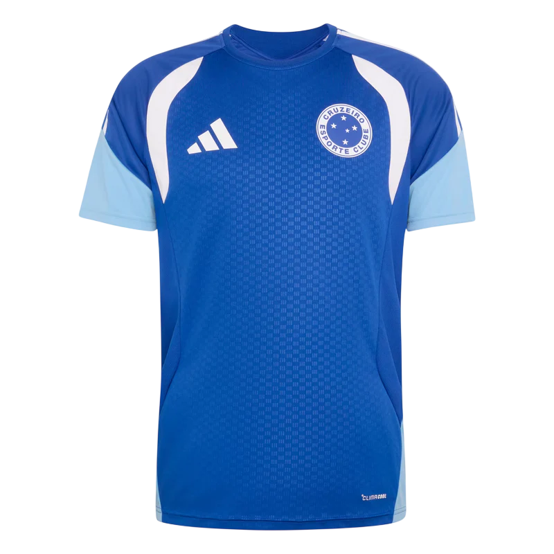 Camisa Cruzeiro Treino Atleta 2026/27 Adidas Torcedor Masculina - Azul