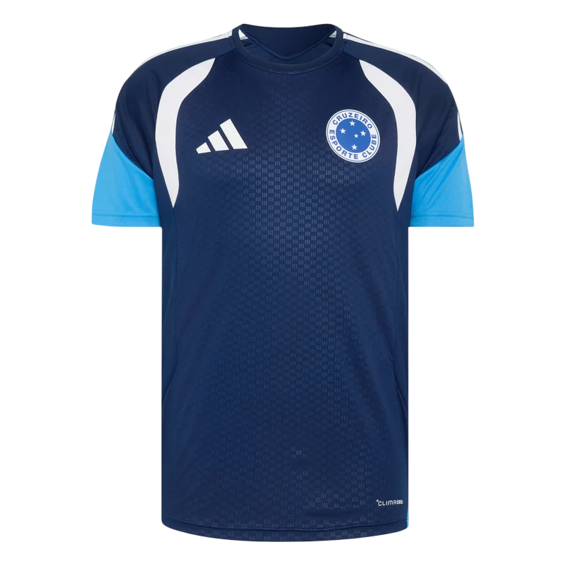 Camisa Cruzeiro Treino comissão 2026/27 Adidas Torcedor Masculina - Azul