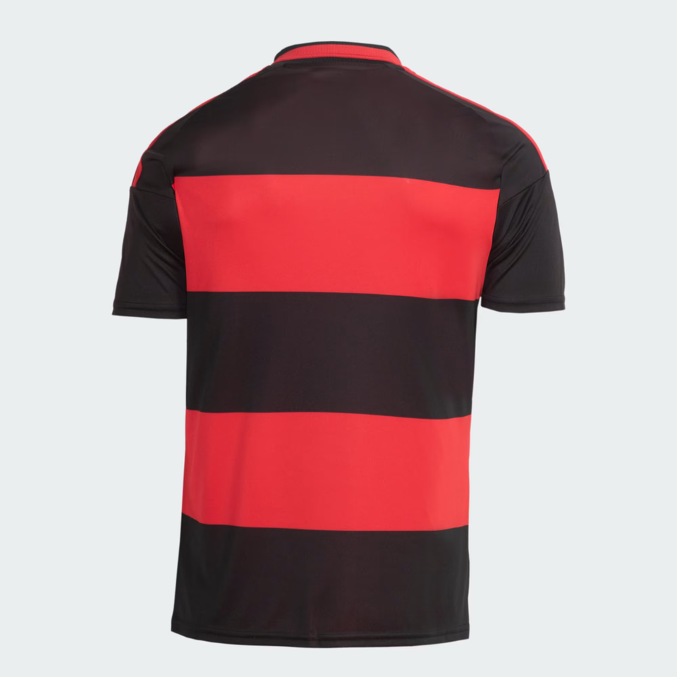 Camisa Flamengo Home I 2026/27 Adidas Torcedor Masculina - Vermelho/Preto