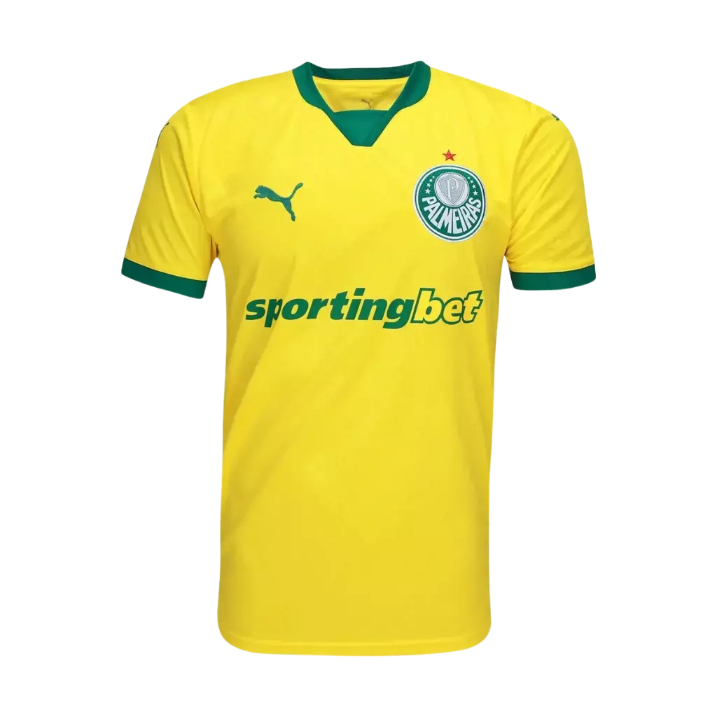 Camisa Palmeiras Third III 2025/26 Puma Torcedor Masculina - Amarela