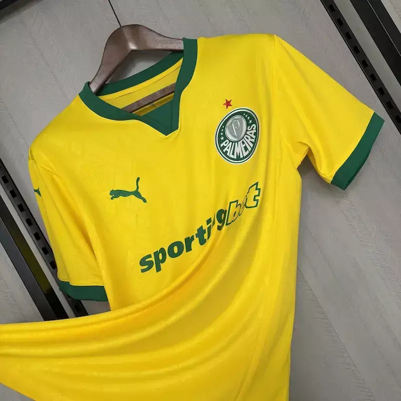 Camisa Palmeiras Third III 2025/26 Puma Torcedor Masculina - Amarela