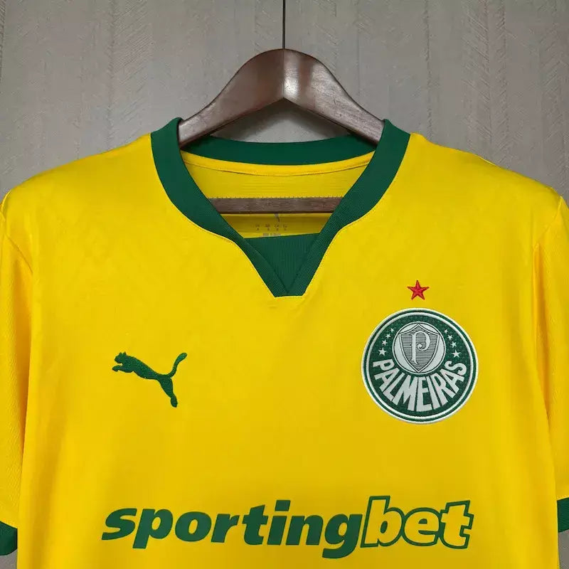 Camisa Palmeiras Third III 2025/26 Puma Torcedor Masculina - Amarela