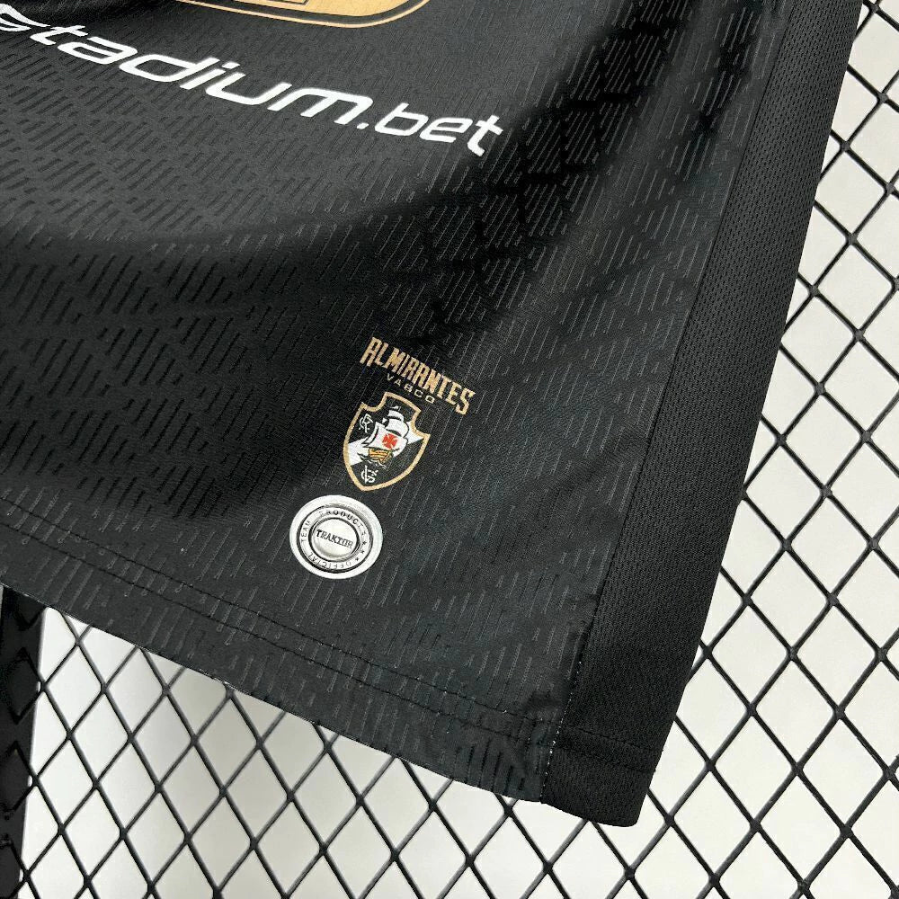 Camisa Vasco 'Almirantes' 2025/26 Traktor Torcedor Masculina - Preta
