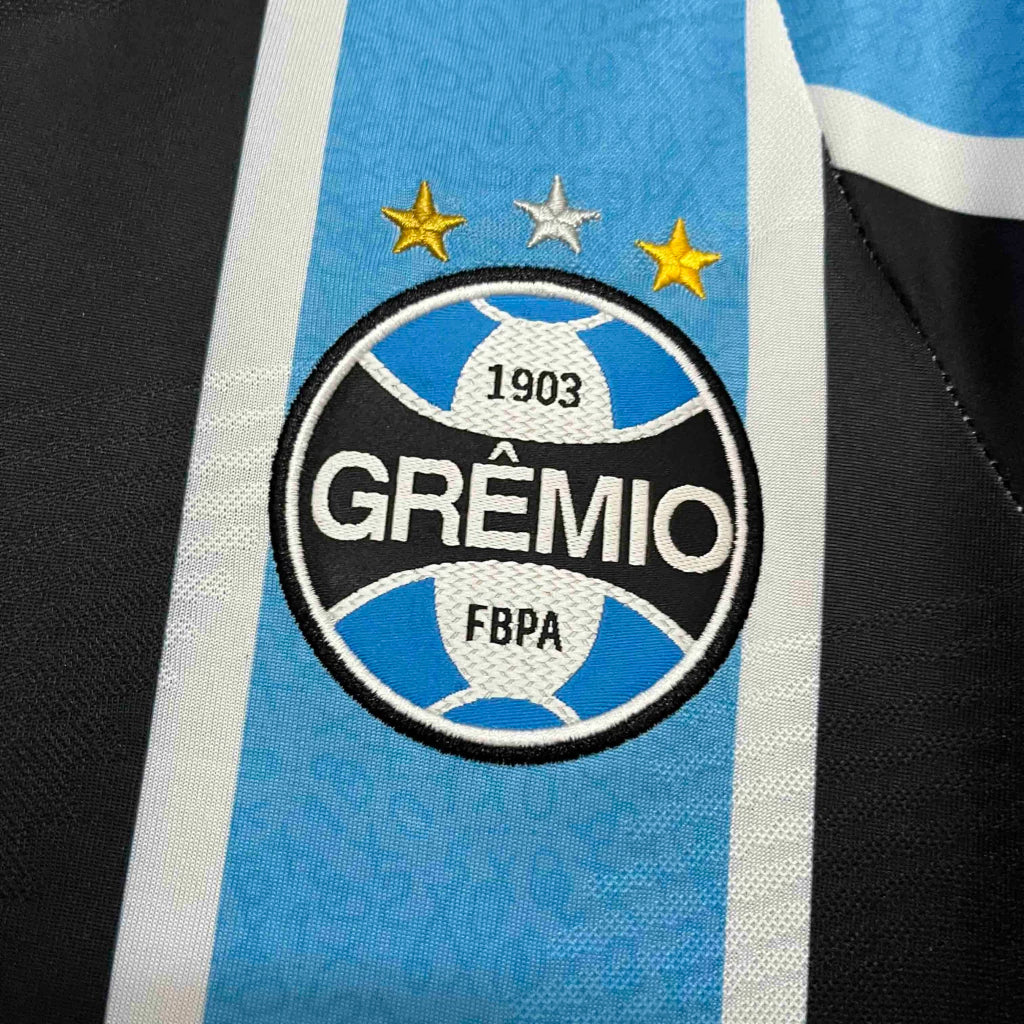 Camisa Grêmio Home I 2024/25 Manga Longa Umbro Torcedor Masculina