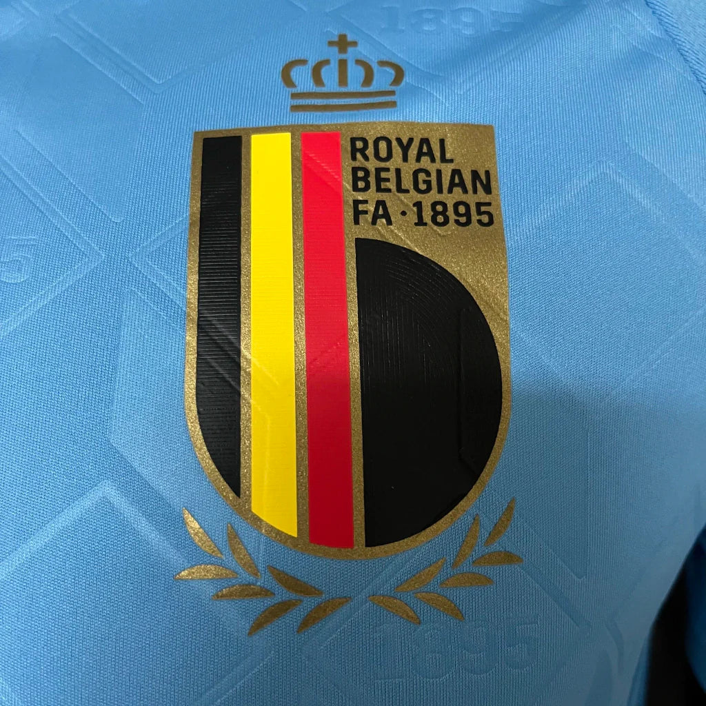 Camisa Bélgica Away II 2024/25 Adidas jogador Masculina - Azul