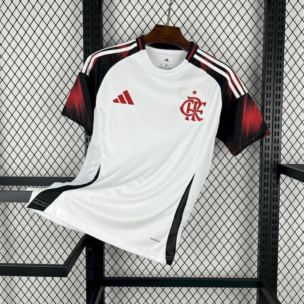 Camisa Flamengo Away (2) 2025/26 Adidas Torcedor Masculina - branca