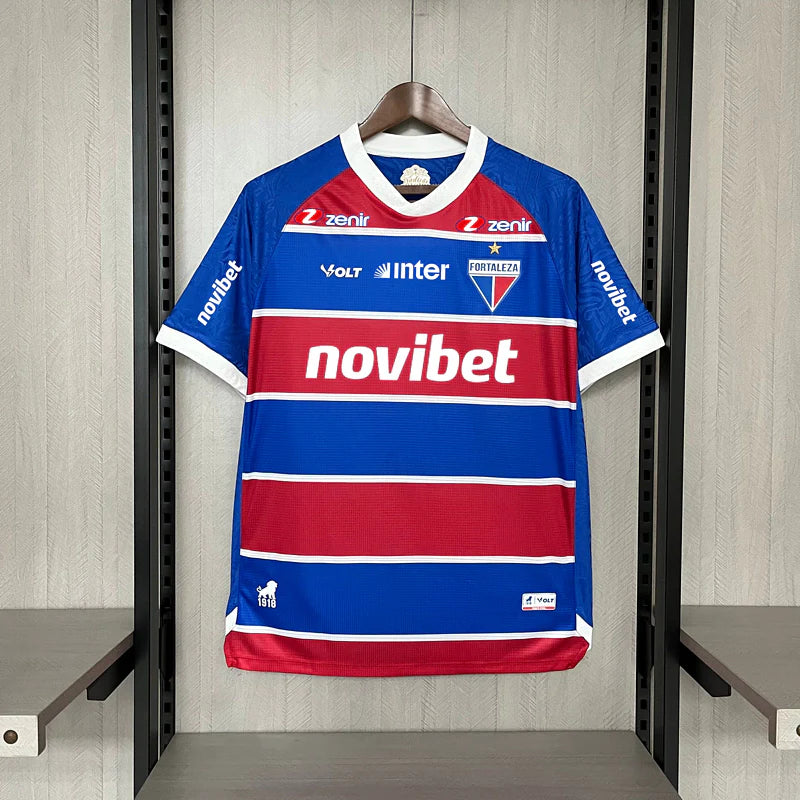Camisa Fortaleza Home I 2024/25 Volt Torcedor Masculina + patrocínios