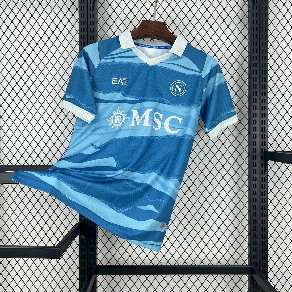 Camisa Napoli 2025/26 Edição Especial Torcedor Masculina - Azul