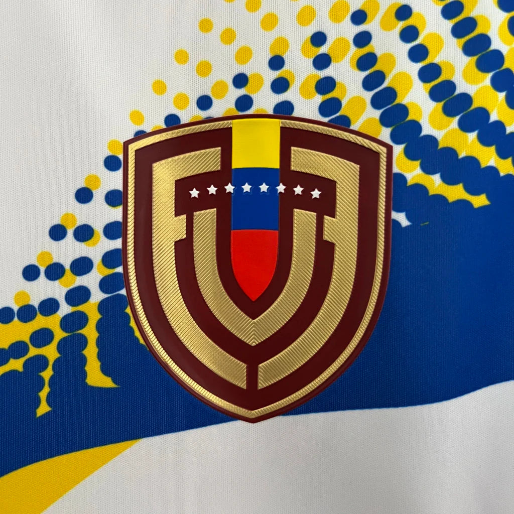 Camisa Venezuela Away II 2024/25 Adidas Torcedor Masculina - Branca