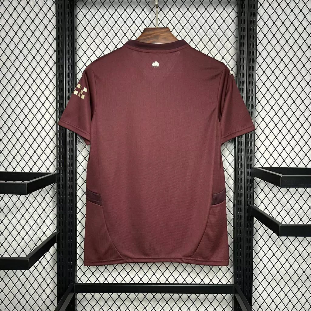 Camisa Manchester City III 24/25 Puma Torcedor Masculina - Bordô