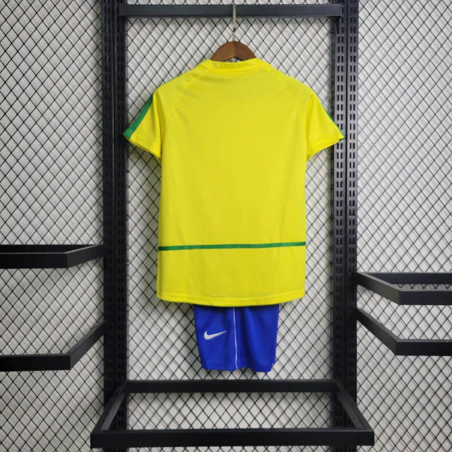Kit Infantil Brasil Home (1) 2002 Nike Retrô