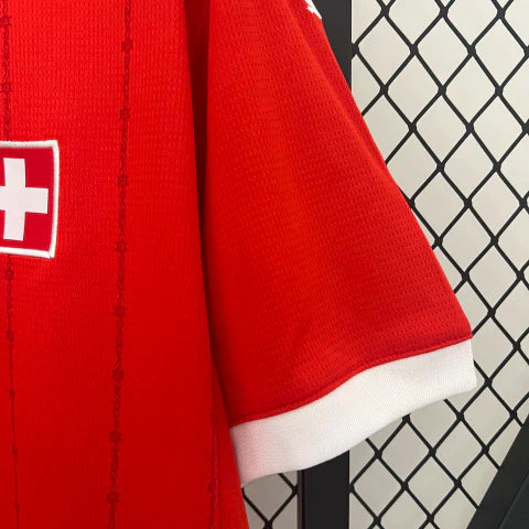 Camisa Suíça Home I 2024/25 Puma Torcedor Masculina - Vermelha