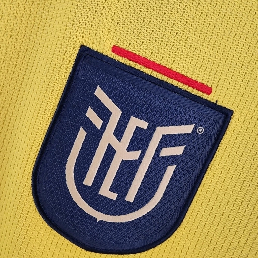 Camisa Equador Home I 2022/23 Torcedor Masculina - Amarela