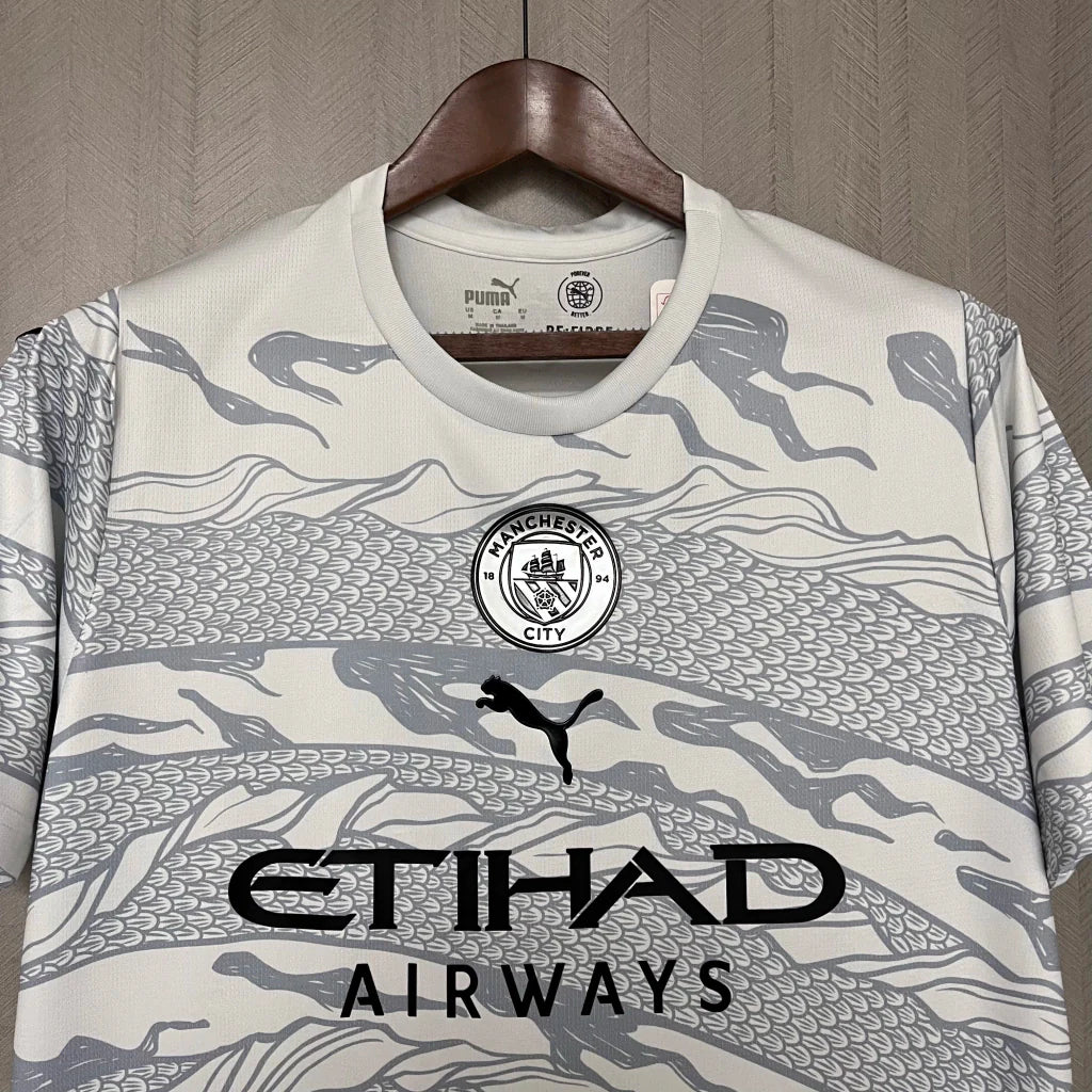 Camisa Manchester City Edição Especial 24/25 Torcedor Puma Masculina - Cinza