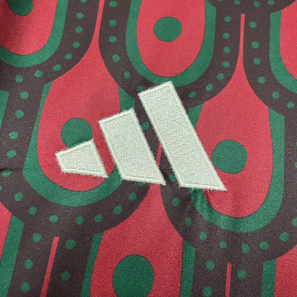 Camisa México Home I 2024/25 Adidas Torcedor Masculina - Grená