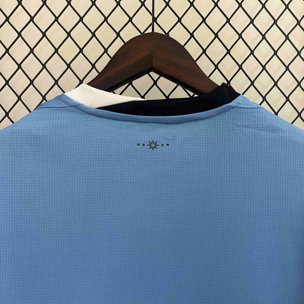 Camisa Uruguai Home I 2024/25 Nike Torcedor Masculino - Azul
