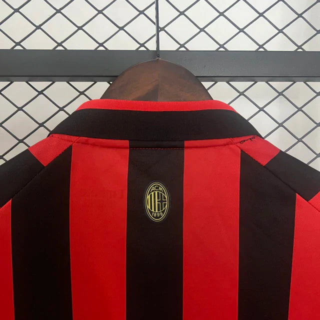 Camisa Milan Home Comemorativa 125 Anos Retrô 2025 Puma Torcedor Masculina