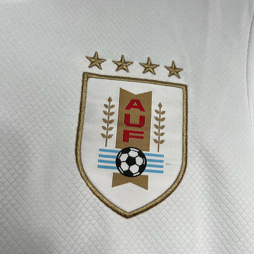 Camisa Uruguai Away II 2024/25 Nike Torcedor Masculina - Branca