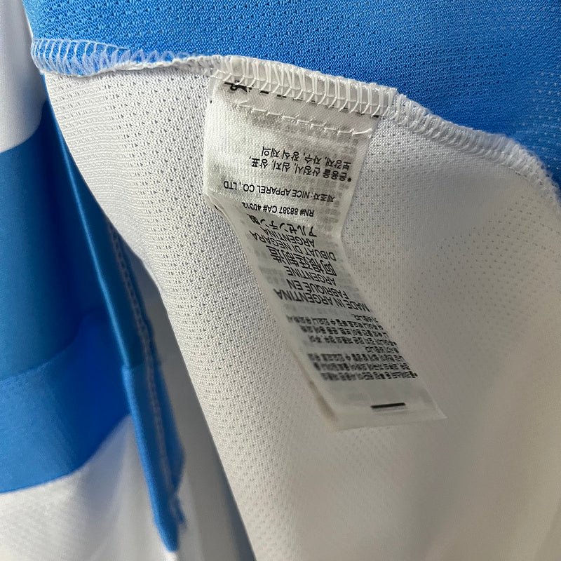 Camisa Argentina Home I 2024/25 Adidas Torcedor Masculina - patch campeão