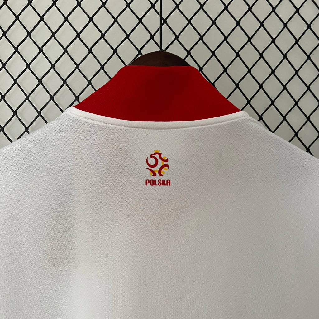 Camisa Polônia Home I 2024/25 Nike Torcedor Masculina - Branca