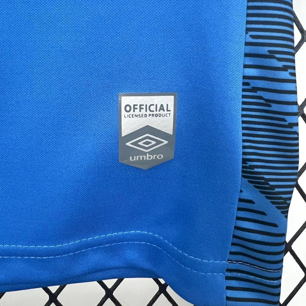 Camisa Santos Goleiro 2025/26 umbro Torcedor Masculina Azul