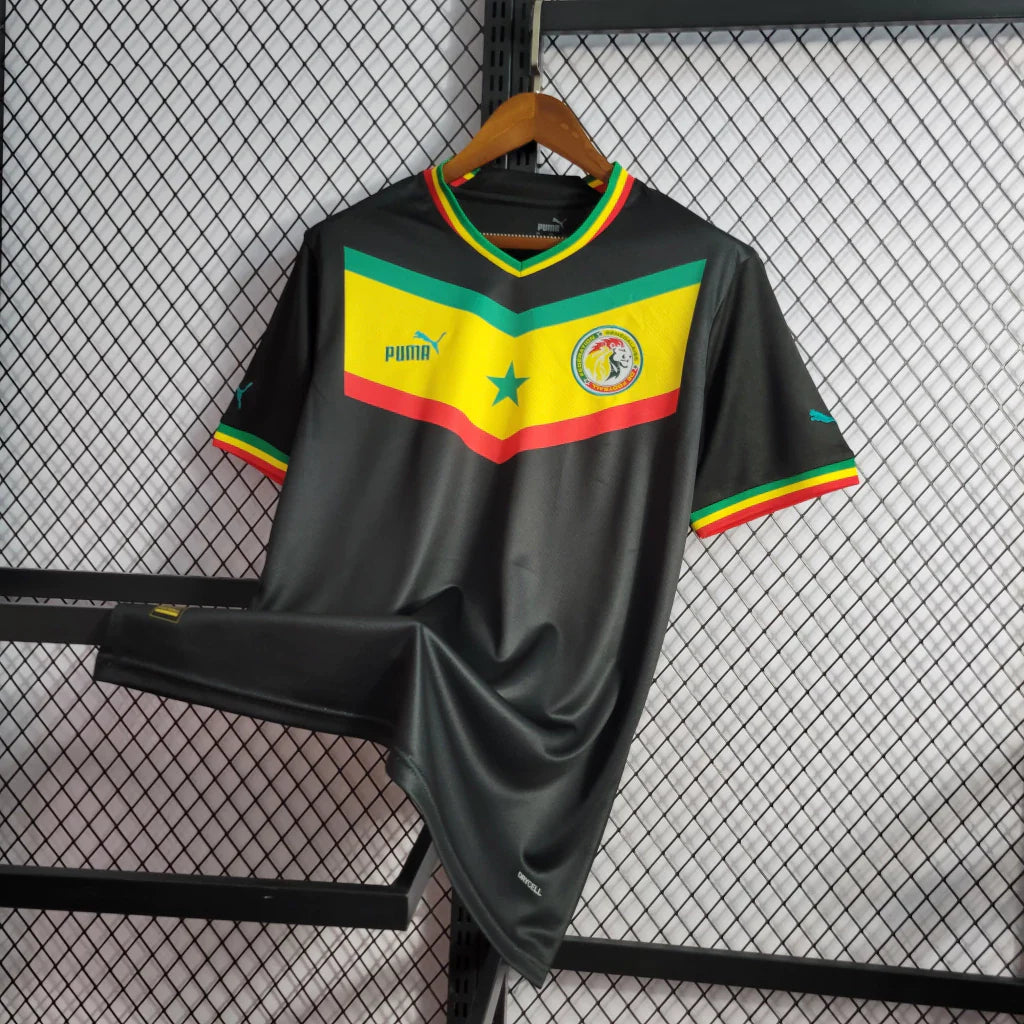 Camisa Senegal Third III 2022/23 Puma Torcedor Masculina - Preta