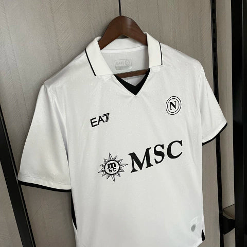 Camisa Napoli Away II 2024/25 EA7 Torcedro Masculina - Branca