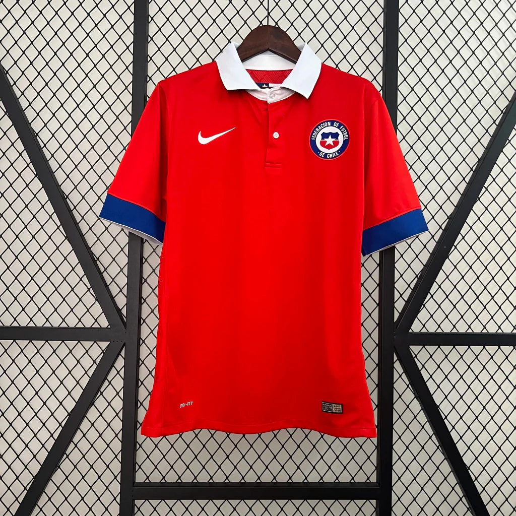 Camisa Chile Home II 2015/16 Nike Retrô Masculina - Vermelha