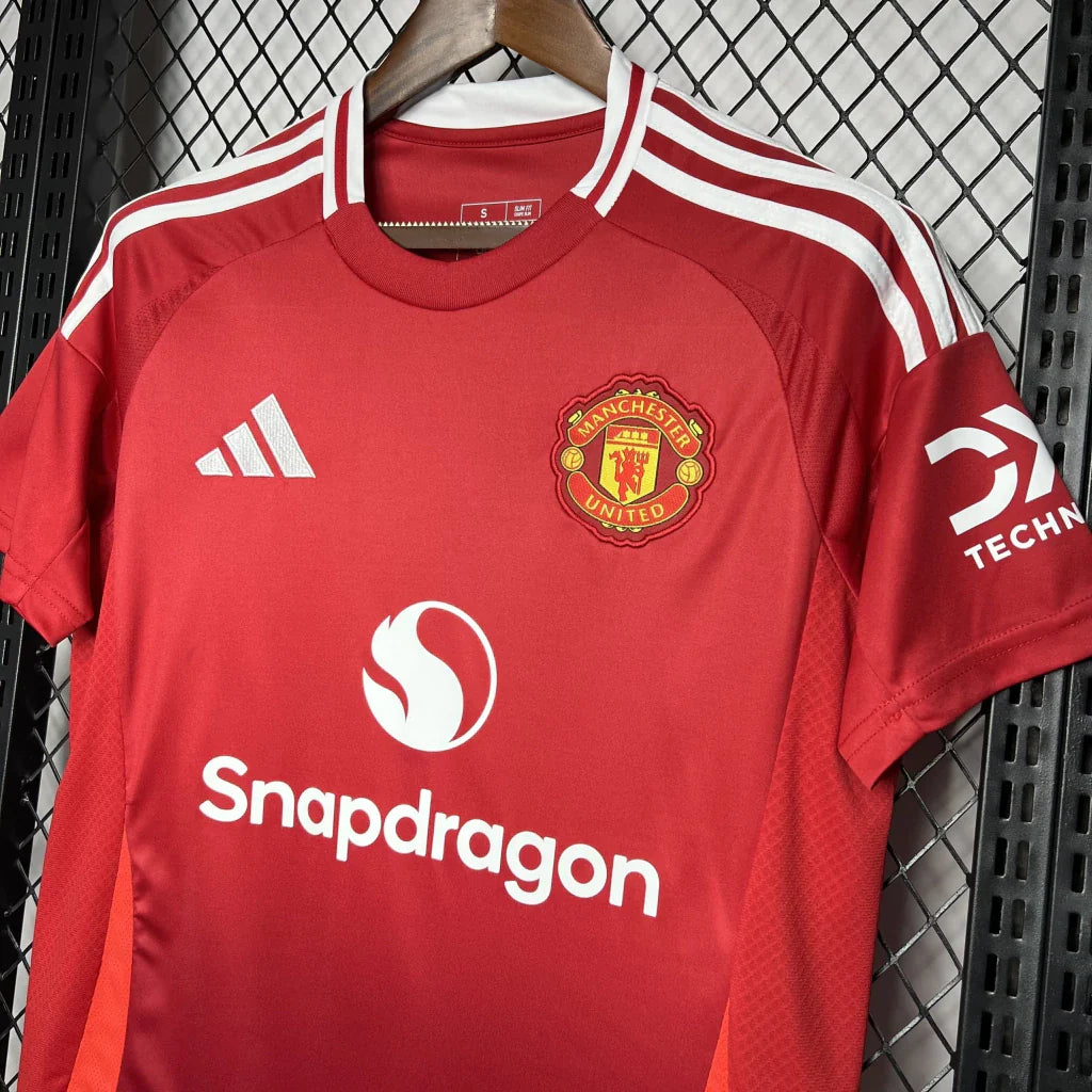 Camisa Manchester United Home (1) 2024/25 Adidas Torcedor Masculina