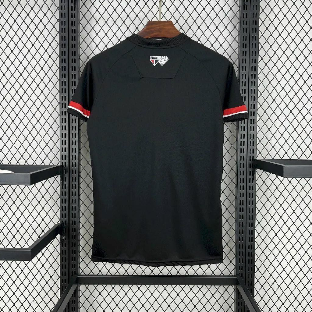 Camisa São Paulo Leônidas da Silva 2024/25 Torcedor Masculina - Preto
