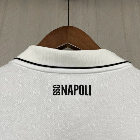 Camisa Napoli Away II 2024/25 EA7 Torcedro Masculina - Branca
