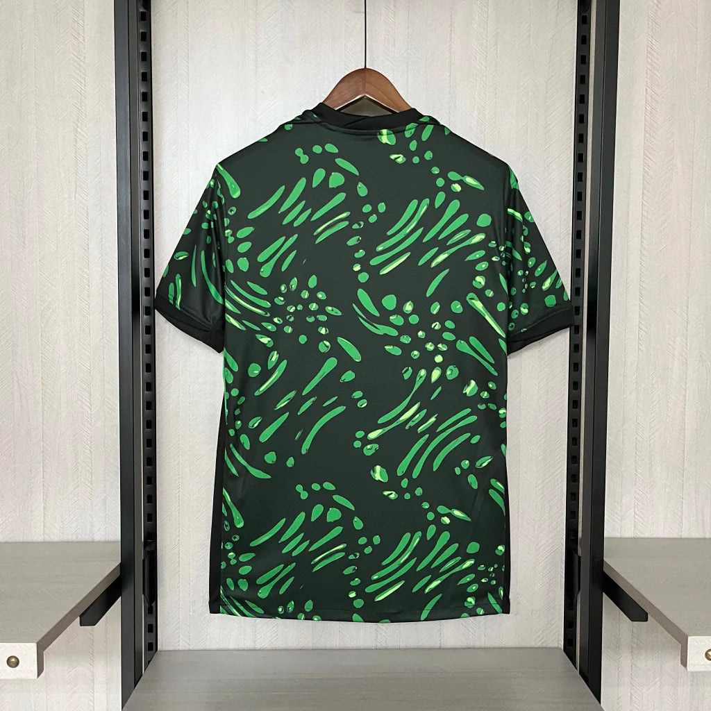 Camisa Nigéria Home I 2024/25 Nike Torcedor Masculina - Preta