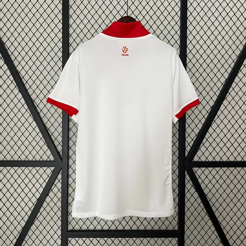 Camisa Polônia Home I 2024/25 Nike Torcedor Masculina - Branca