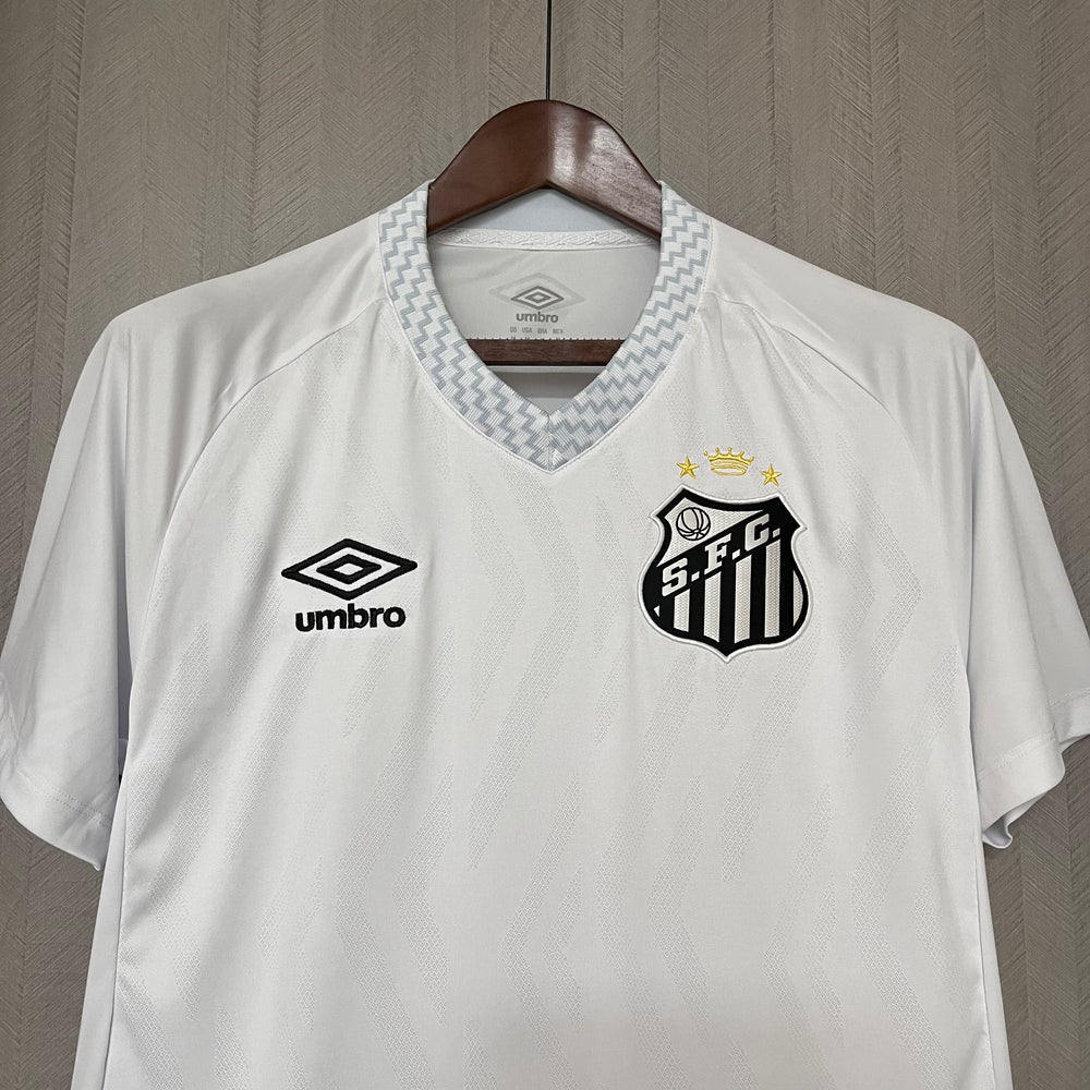 Camisa Santos Home I 2025/26 umbro Torcedor Masculina - Branca