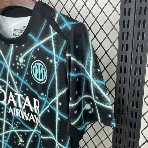 Camisa Inter de Milão Pré-Jogo 2025/26 Nike Torcedor Masculina - Preta